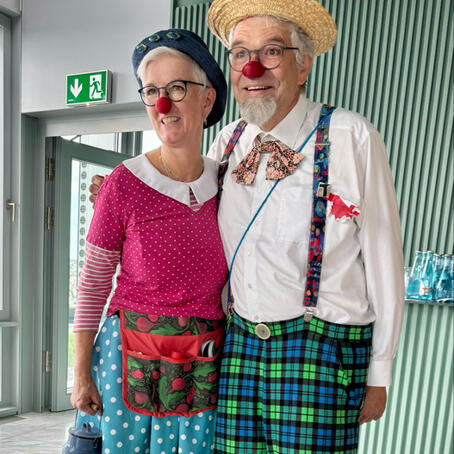 Pflegeheimclowns Trudy und Hans Dampf